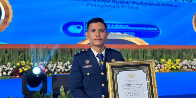 Pegawai Ditjenpas Aceh Aulia Rahmad Jadi Terbaik Nasional di HBP ke-62