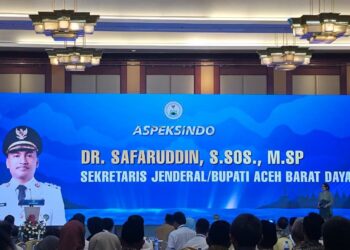 Bupati Abdya Safaruddin Dilantik sebagai Sekjen Aspeksindo 2025–2030