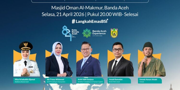 Peringati HUT Banda Aceh, BSI Hadirkan Program “Banda Aceh Berhaji” dan Kajian Hanan Attaki