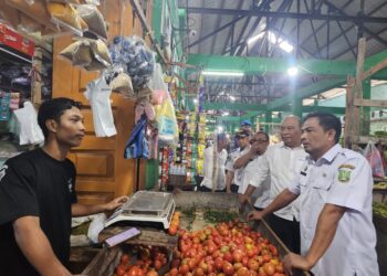 Sidak Pasar Induk, Pemko Sabang Pastikan Stok Pangan Aman