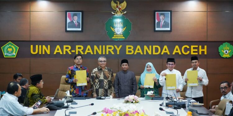 Empat Bakal Calon Rektor UIN Ar-Raniry Paparkan Visi di Hadapan Senat