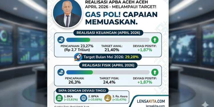 Gas Pol! Realisasi APBA 2026 Tembus 23,27 Persen, Lampaui Target Awal Tahun