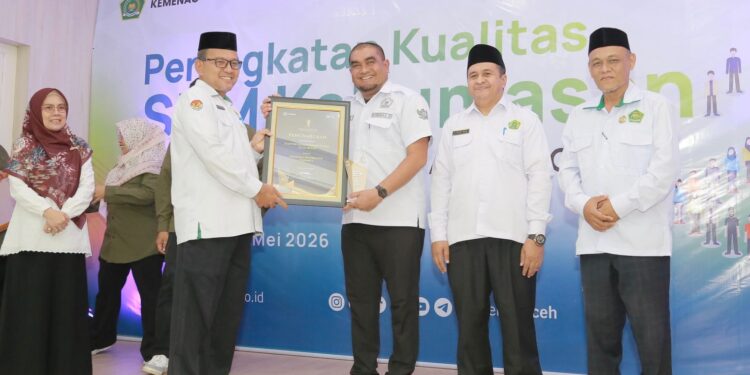 Kemenag Aceh Besar Sabet Dua Penghargaan Tarbaik I Anugerah KHA 2026