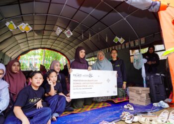 The Palace Gandeng Yayasan Luna Maya Nawasena Bantu Warga Terdampak Banjir Pidie Jaya