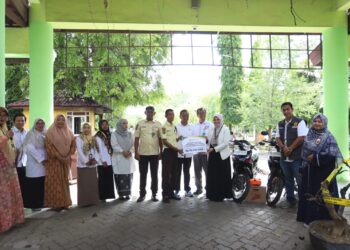 Motor Satpam Terbakar Saat Kericuhan, USK Beri Bantuan Dua Unit Baru