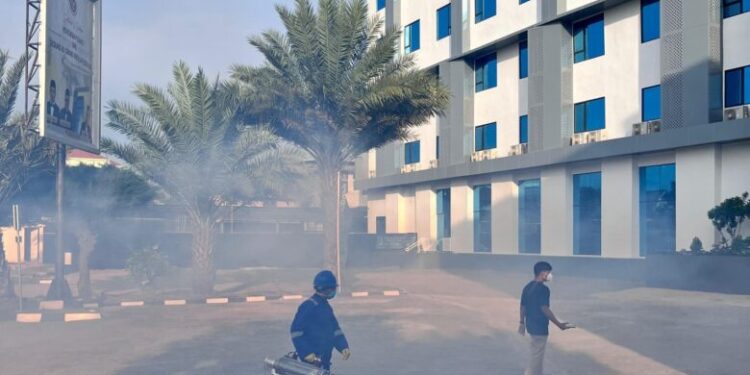 Sambut Jemaah Haji 2026, Asrama Haji Aceh Lakukan Fogging dan Perkuat Kelistrikan