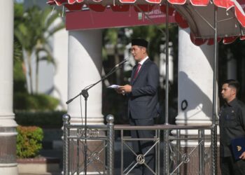 Sekda Aceh Pimpin Upacara Hari Lahir Pancasila, Tegaskan Pancasila Fondasi Perdamaian Dunia