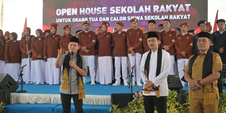 Wagub Fadhlullah Bersama Menteri Sosial Hadiri Open House Sekolah Rakyat di Aceh Besar