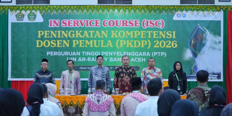 140 Dosen Pemula di Aceh Ikuti PKDP 2026 di UIN Ar-Raniry