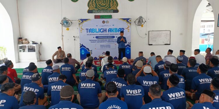 Semarak Tahun Baru Islam 1448 H, Lapas Blangpidie Gelar Tabligh Akbar