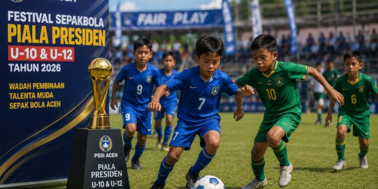 Berburu Talenta Muda, PSSI Aceh Gelar Festival Piala Presiden U-10 dan U-12