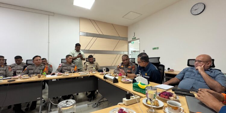 BPMA dan Polda Aceh Evaluasi Pengamanan Obvitnas di Blok A Medco Aceh Timur