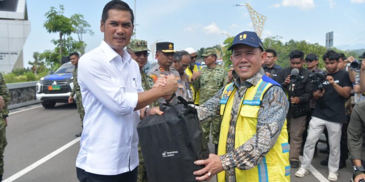 Presiden Prabowo Resmikan Bendungan Rukoh dan Keureuto, Sekda Aceh Hadiri Peresmian di Pidie