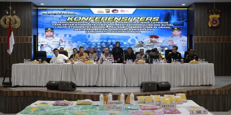 Polda Aceh Buru RK, Pemasok Cartridge Mengandung Etomidate di Bireuen