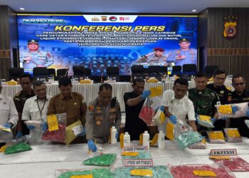 Polda Aceh Berhasil Gagalkan Peredaran Narkotika Jenis Etomidate dan Ekstasi dalam Jumlah Besar, Oknum Keuchik Aktif Ikut Diamankan