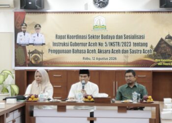 Gelar Rakor Budaya, Pemerintah Ajak Masyarakat Tingkatkan Penggunaan Bahasa dan Aksara Aceh