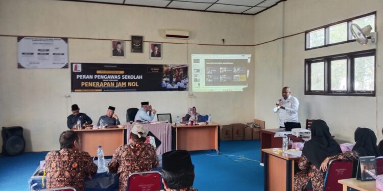 Pengawas Sekolah Nagan Raya Siap Dampingi Satuan Pendidikan Sukseskan Perbup Jam Nol