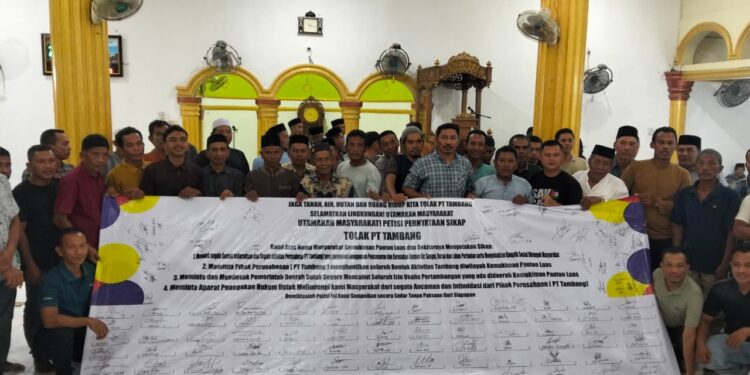 725 Warga Kecamatan Samadua Tolak Tambang, Dua Perusahaan Diminta Hentikan Aktivitas
