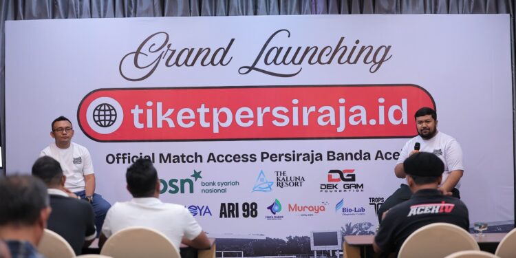 Mulai 1 September, Tiket Persiraja Bisa Dibeli Online Lewat Tiketpersiraja.id