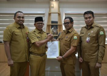 Taufik Jadi Plt Sekda Aceh, Nasir Dilantik sebagai Kadis Perpustakaan dan Kearsipan