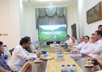 Gubernur Mualem Minta Dukungan Mentan Pulihkan Sawah-Perkebunan Aceh Pascabencana