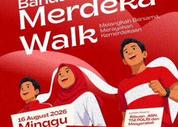 Banda Aceh Merdeka Walk Semarakkan HUT ke-81 Kemerdekaan RI