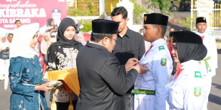 Wali Kota Sabang Kukuhkan 23 Paskibraka 2026, Siap Emban Tugas Kibarkan Sang Merah Putih