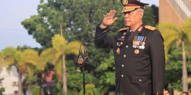 Brigjen Ari Wahyu Widodo Pimpin Upacara HUT ke-81 Kemerdekaan di Polda Aceh