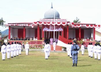 Upacara HUT ke-81 RI di Sabang Khidmat, Wali Kota Ajak Warga Perkuat Pembangunan