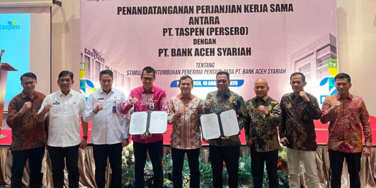 Bank Aceh-TASPEN Perkuat Kerja Sama Pengelolaan Dana Pensiun