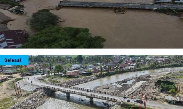 Rekonstruksi Pascabencana Berlanjut, Pemerintah Pulihkan 3 Jembatan di Lintas Timur Aceh