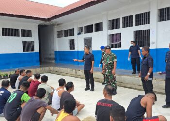 Kalapas Blangpidie Pimpin Razia Gabungan Bersama TNI-Polri, Sejumlah Barang Terlarang Diamankan
