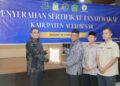 20 Nazir Terima Sertifikat Tanah Wakaf, Kemenag Aceh Besar: Wajib Produktif