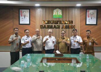 Plt Sekda Aceh Perkuat Sinergi dengan BMKG Hadapi Ancaman Bencana