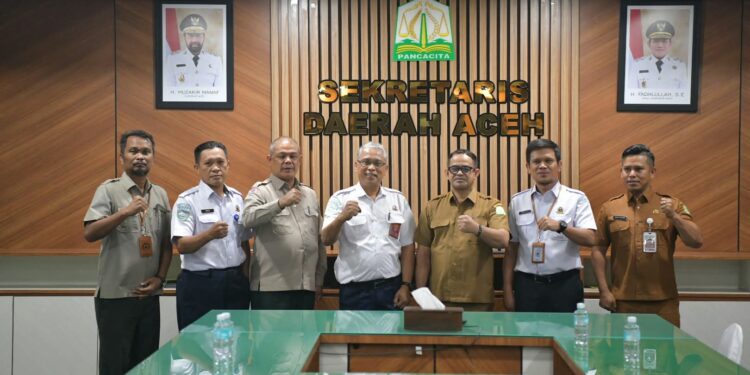 Plt Sekda Aceh Perkuat Sinergi dengan BMKG Hadapi Ancaman Bencana