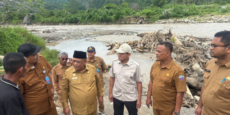 Tinjau Daerah Irigasi Seunong, Wagub Dek Fadh Dorong Perbaikan Segera