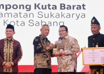 Kuta Barat Sabang Raih Penghargaan Desa Antikorupsi Aceh, Zulkifli Tekankan Integritas Pemerintahan Gampong