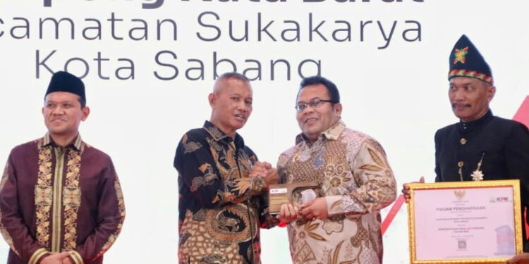 Kuta Barat Sabang Raih Penghargaan Desa Antikorupsi Aceh, Zulkifli Tekankan Integritas Pemerintahan Gampong
