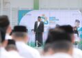 Unik, Para Srikandi Pimpin Upacara Hari Santri Kemenag Aceh Besar