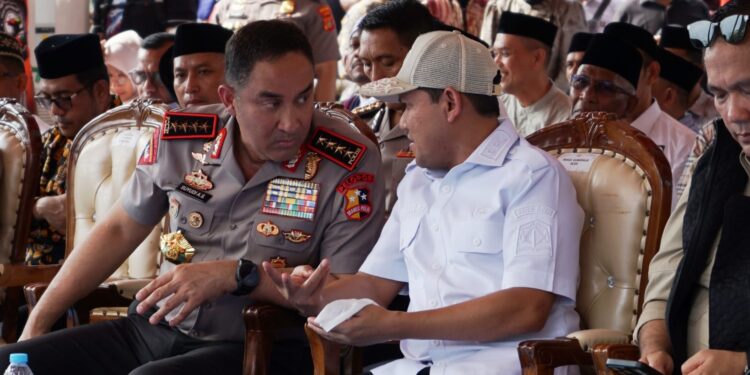 Dampingi Kapolri di Pidie, Dek Fadh Dukung Pemberantasan Narkoba di Aceh